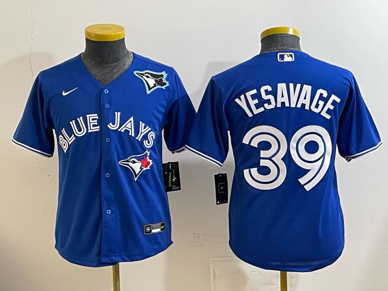 Youth 2025 Toronto Blue Jays #39 Yesavage blue Game Nike MLB Jersey style 004->->